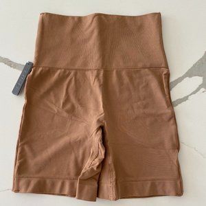 SKIMS Smoothing Shorts in Sienna